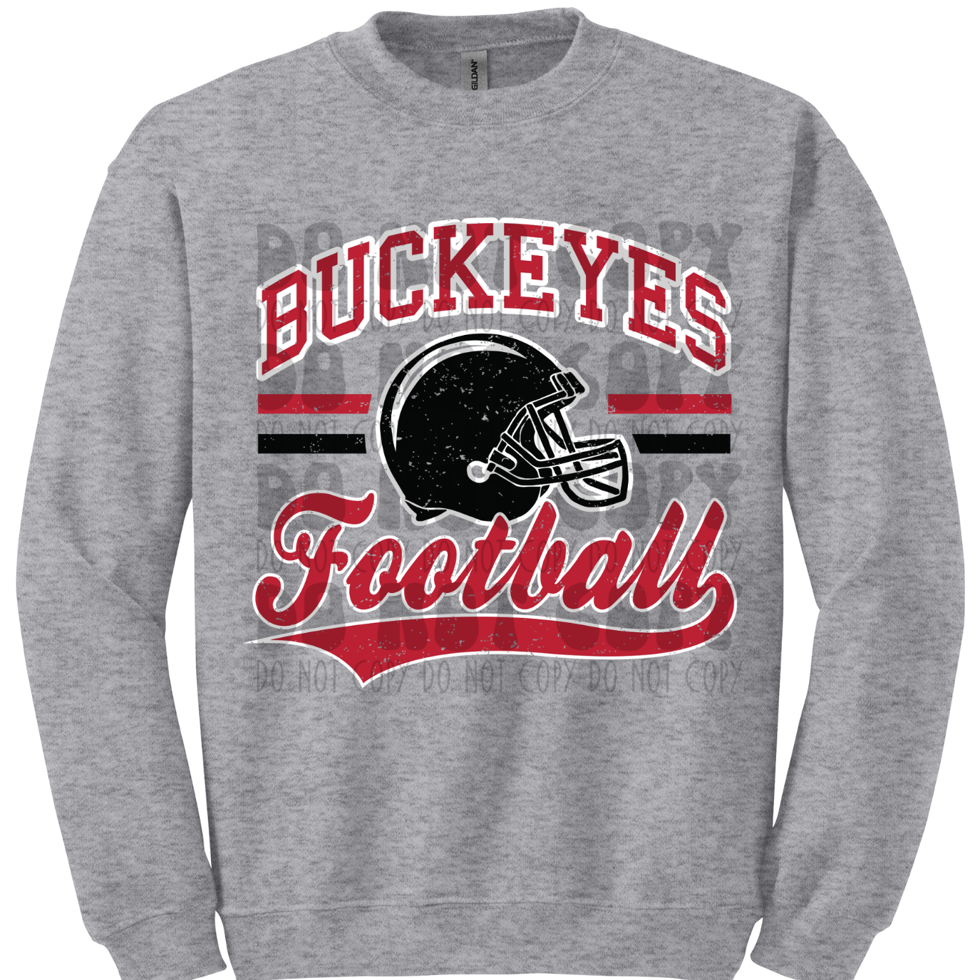BUCKEYE FOOTBALL DISTRESSED - DTF TRANSFER