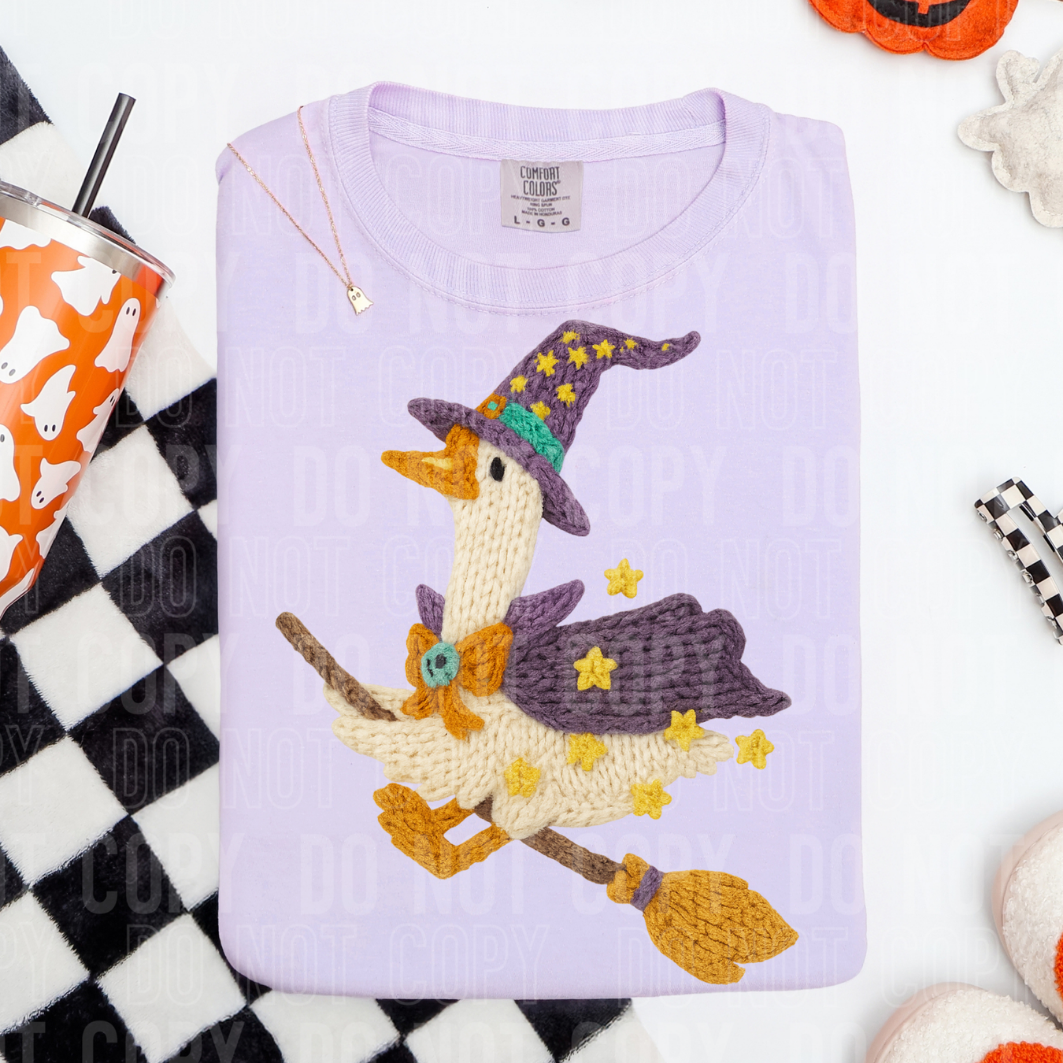 FAUX YARN HALLOWEEN GOOSE - DTF TRANSFER