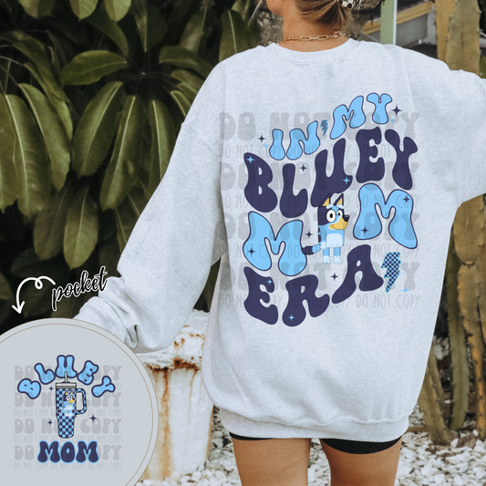 BLUE MOM ERA W/ POCKET - DTF TRANSFER