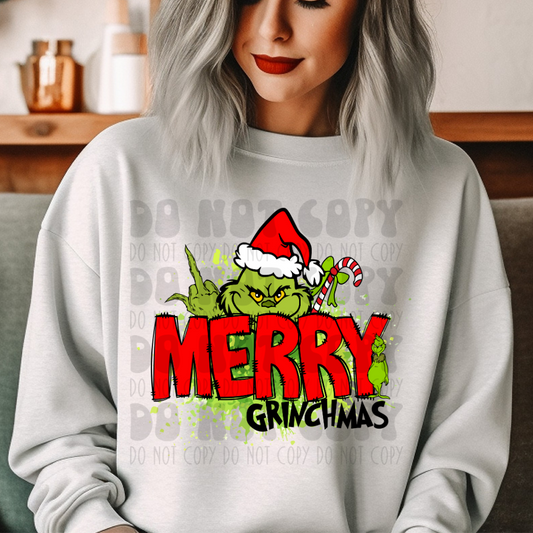 MERRY GRINCHMAS - DTF TRANSFER