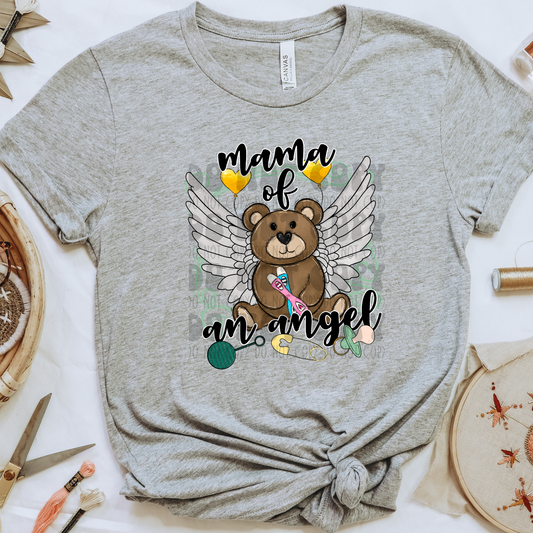 MAMA OF AN ANGEL NEUTRAL - DTF TRANSFER