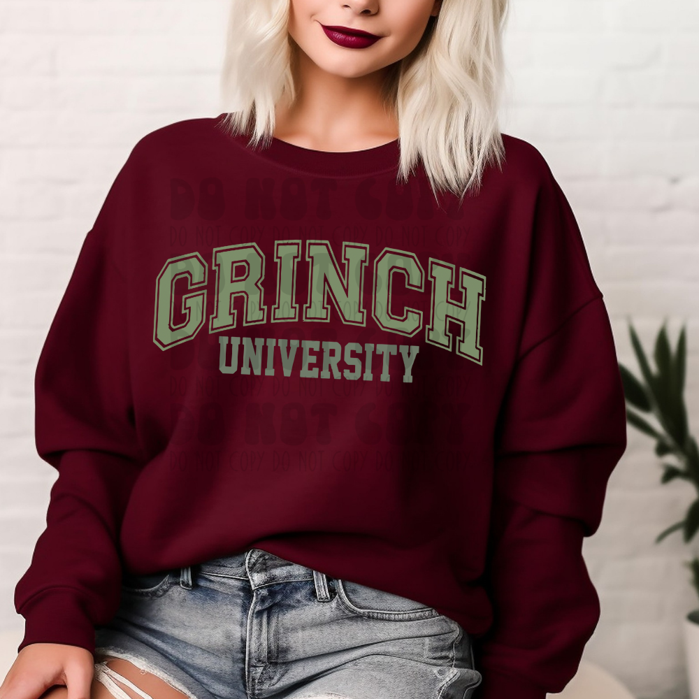 GREEN GUY UNIVERSITY - DTF TRANSFER