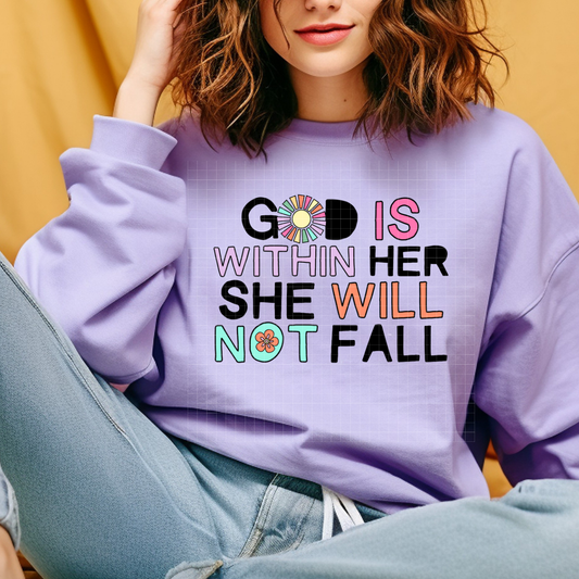 GOD IS WITHIN HER - DTF TRANSFER