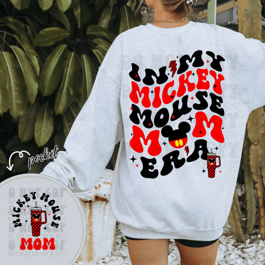 MOUSE MOM ERA W/ POCKET - DTF TRANSFER