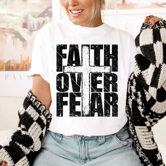 FAITH OVER FEAR - DTF TRANSFER