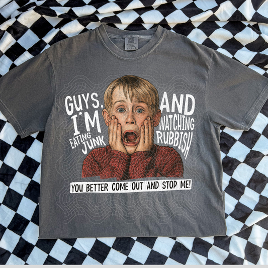 KEVIN WHITE TEXT DISTRESSED - DTF TRANSFER