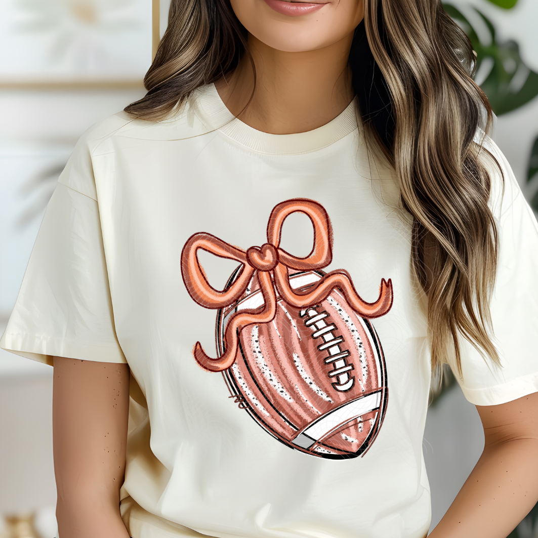 FOOTBALL BOW - DTF TRANSFER