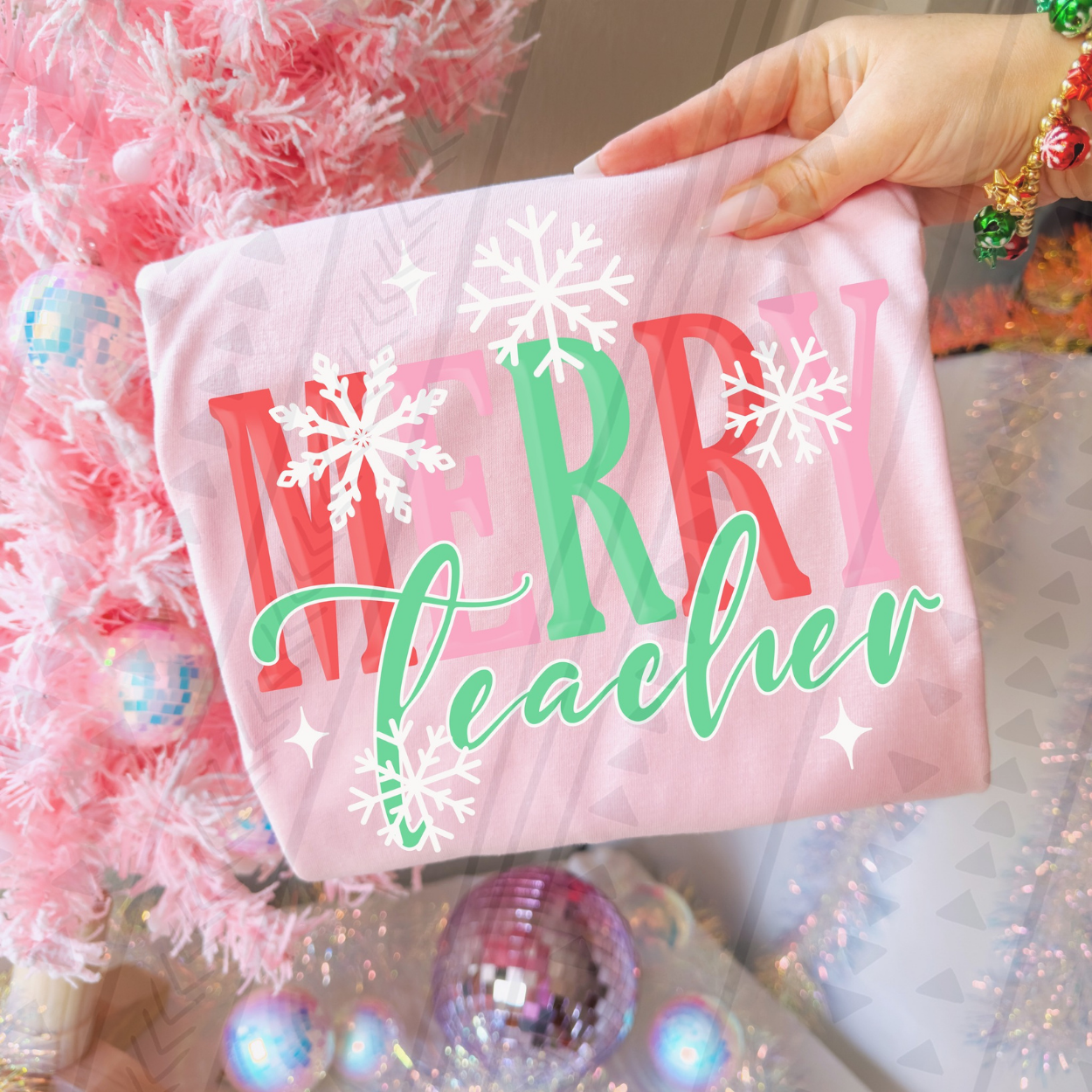 MERRY TEACHER - DTF TRANSFER