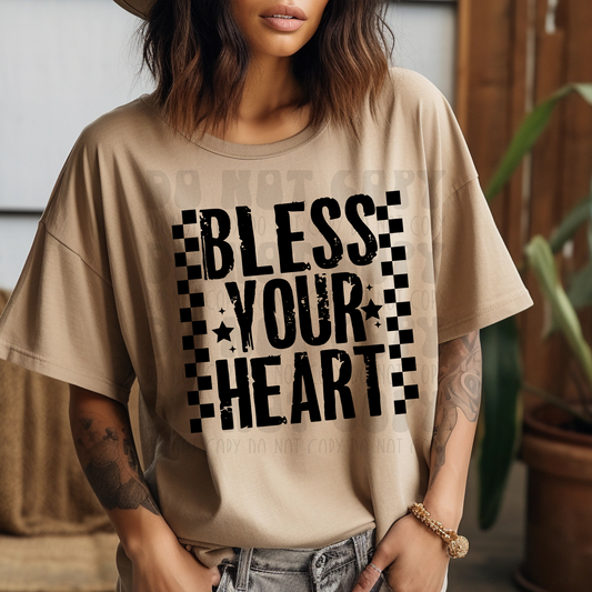 BLESS YOUR HEART - DTF TRANSFER