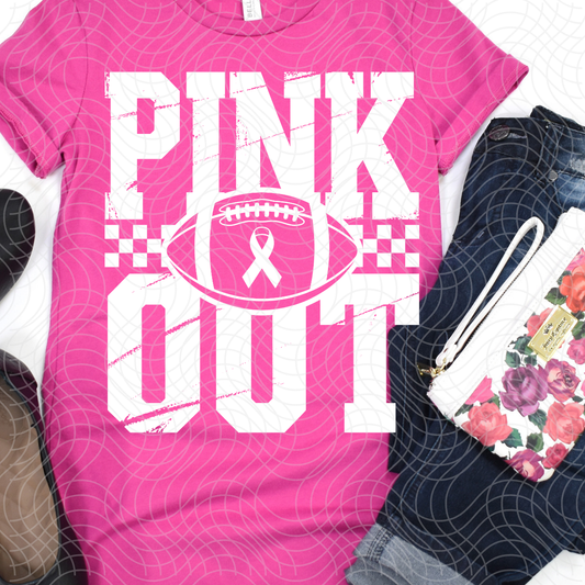 PINK OUT - DTF TRANSFER