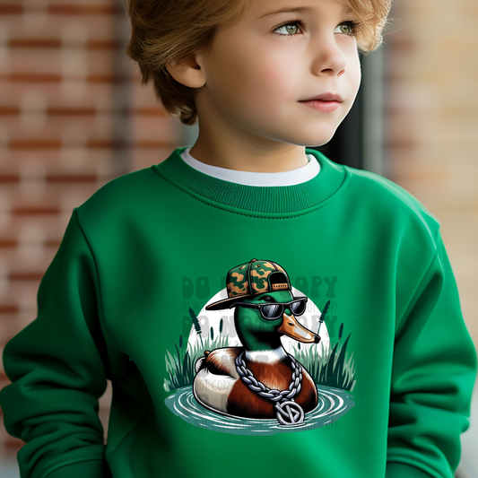 DUCK IN HAT - DTF TRANSFER
