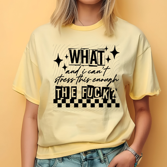 WHAT BLK - DTF TRANSFER