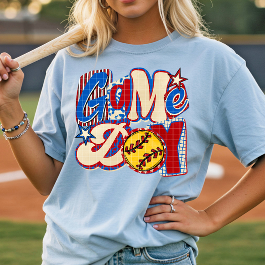 GAME DAY SOFTBALL - DTF TRANSFER