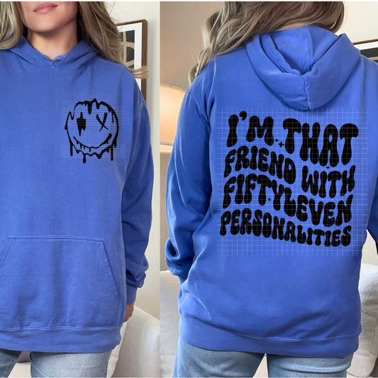 FIFTYLEVEN PERSONALITIES W/POCKET - DTF TRANSFER