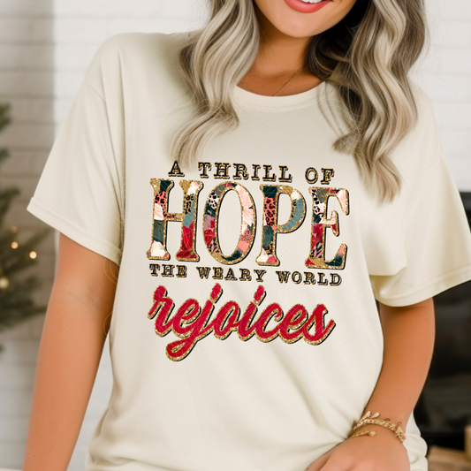 THRILL OF HOPE - DTF TRANSFER
