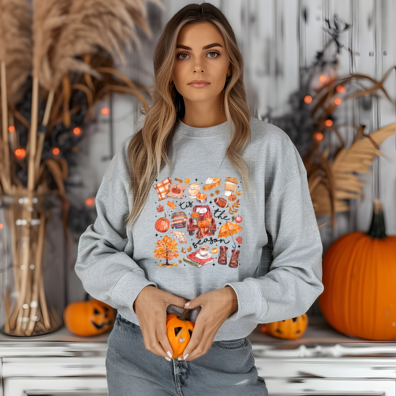 TIS THE SEASON FALL COLLAGE - DTF TRANSFER