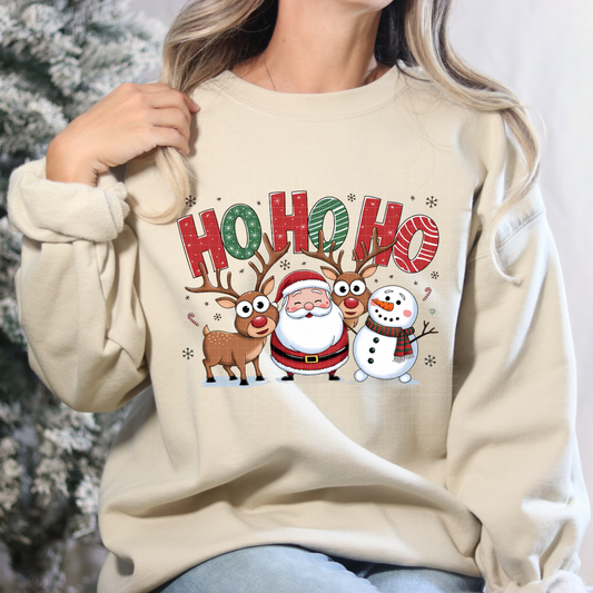 HOHOHO SANTA REINDEER - DTF TRANSFER