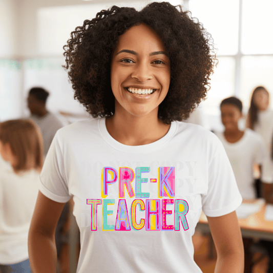 PRE-K TEACHER - DTF TRANSFER