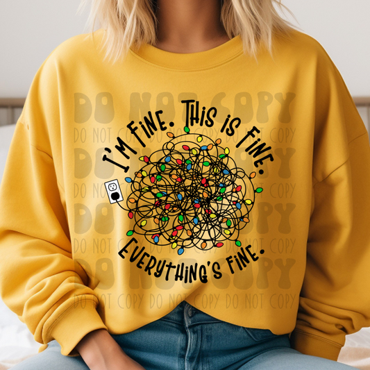 EVERYTHING IS FINE - DTF TRANSFER