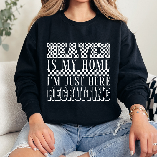 HEAVEN IS MY HOME WHT - DTF TRANSFER