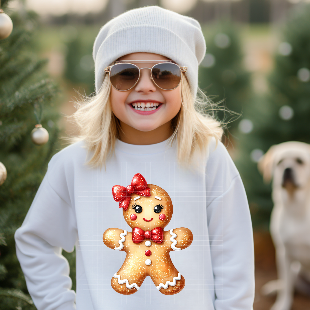 GIRL GINGERBREAD - DTF TRANSFER