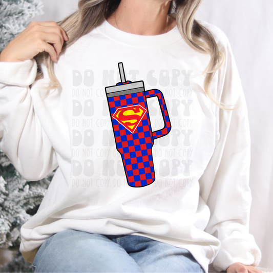 RED/BLUE CUP - DTF TRANSFER