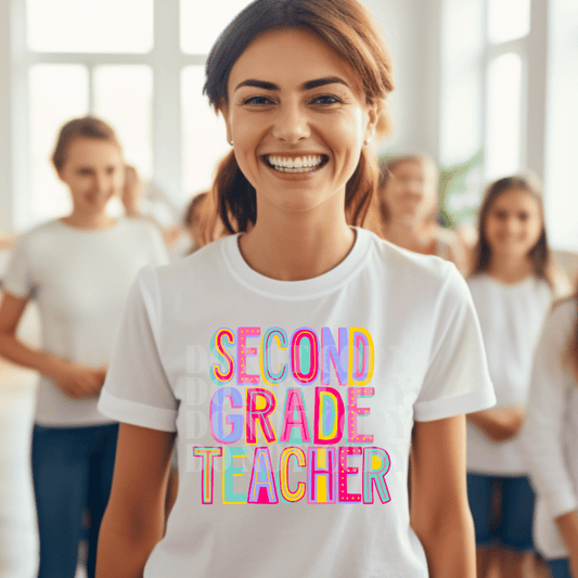 SECOND GRADE TEACHER - DTF TRANSFER