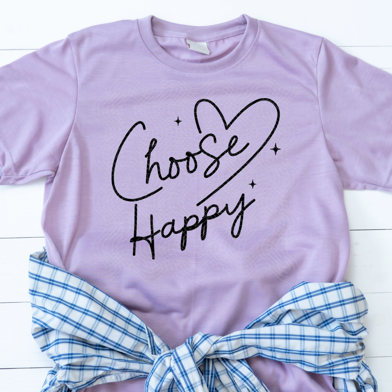 CHOOSE HAPPY - DTF TRANSFER