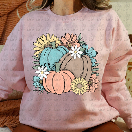 PASTEL PUMPKINS - DTF TRANSFER