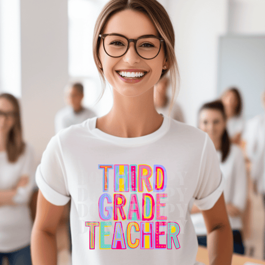 THIRD GRADE TEACHER - DTF TRANSFER