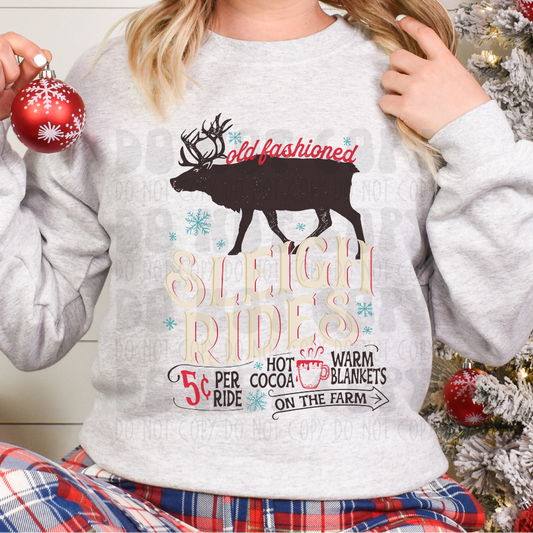 SLEIGH RIDES - DTF TRANSFER
