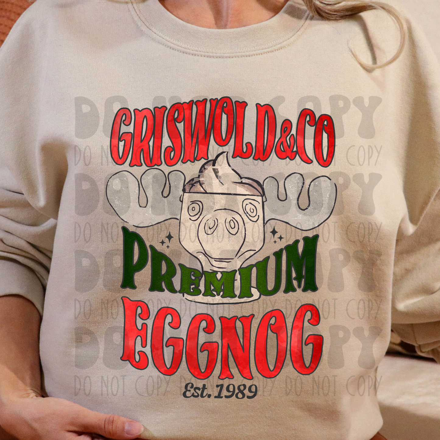 GRISWOLD EGGNOG - NO DISTRESS - DTF TRANSFER