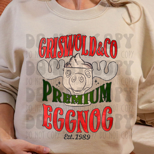 GRISWOLD EGGNOG - NO DISTRESS - DTF TRANSFER