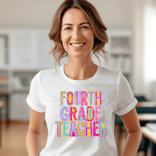 FOURTH GRADE TEACHER - DTF TRANSFER