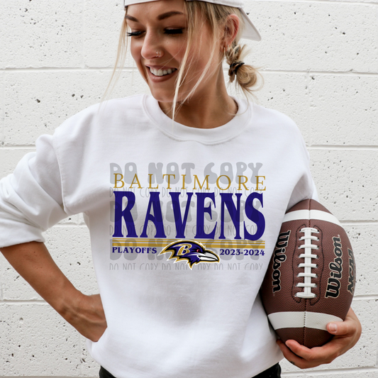 RAVENS 23-24 - DTF TRANSFER