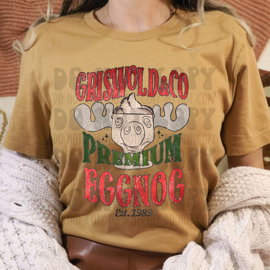 GRISWOLD EGGNOG - DISTRESSED - DTF TRANSFER