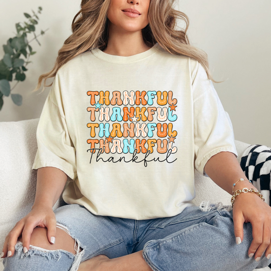 THANKFUL STACKED - DTF TRANSFER