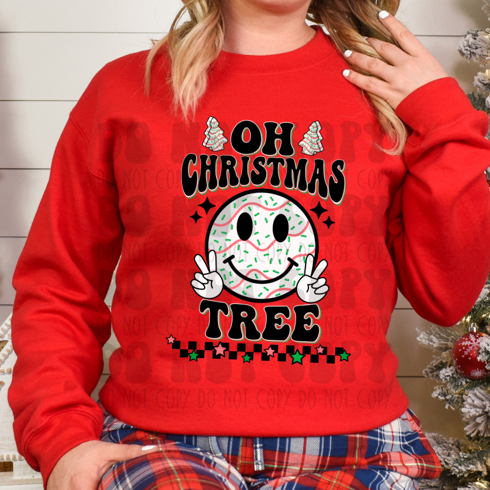 OH CHRISTMAS TREE CAKE - DTF TRANSFER