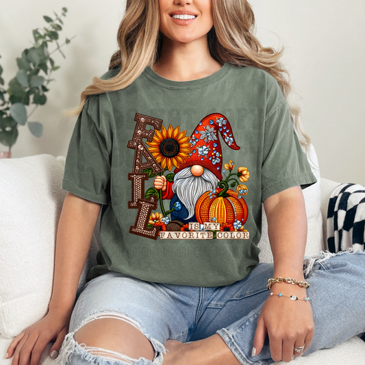 FALL IS MY FAV COLOR RHINESTONES - DTF TRANSFER