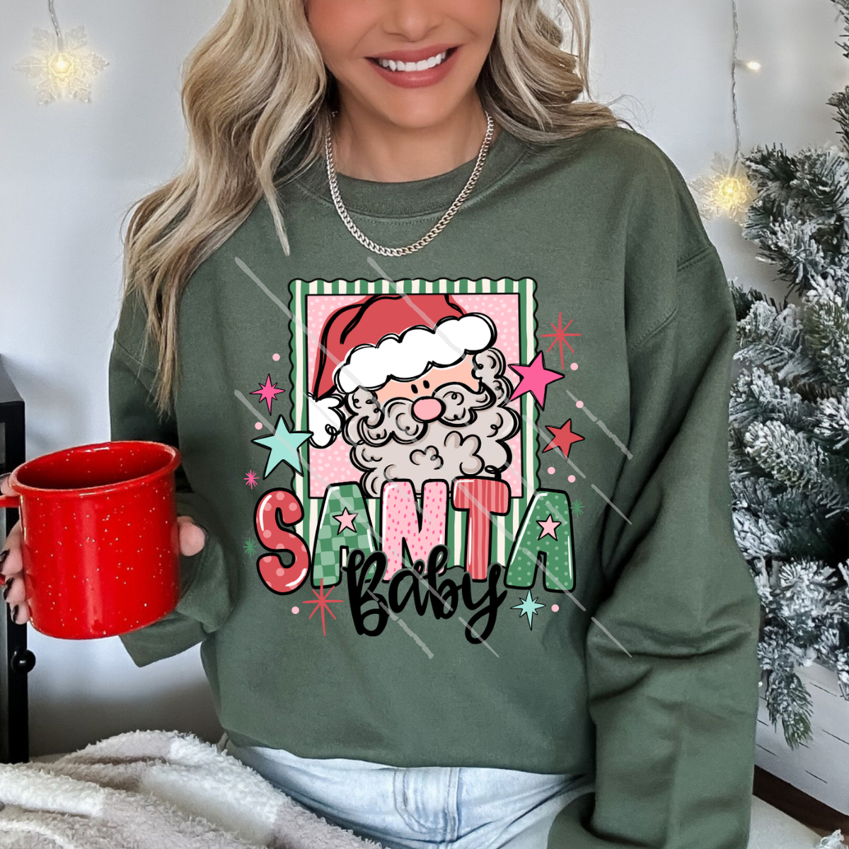 SANTA BABY - DTF TRANSFER