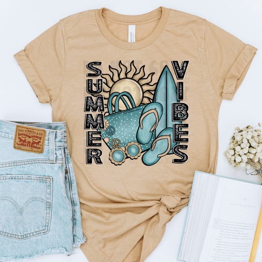 SUMMER VIBES - DTF TRANSFER