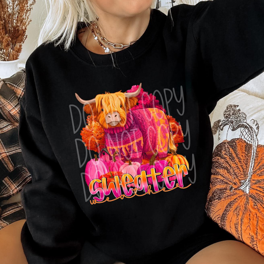 SWEATER WEATHER - DTF TRANSFER