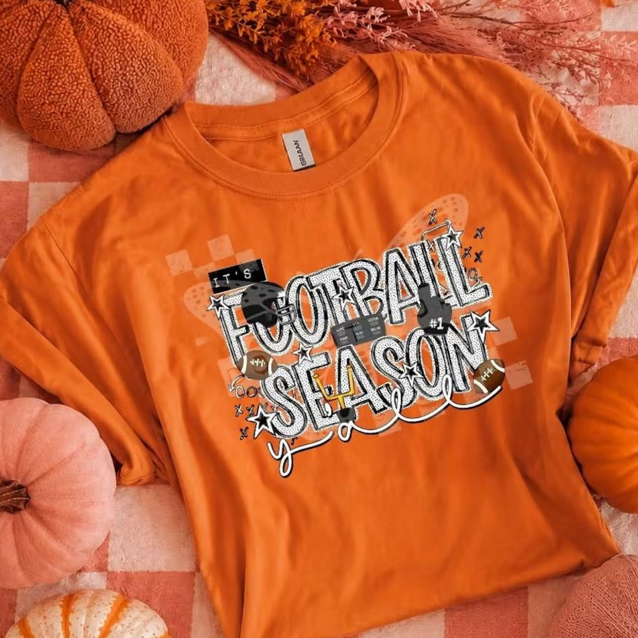 FOOTBALL SEASON POLKA DOT - DTF TRANSFER