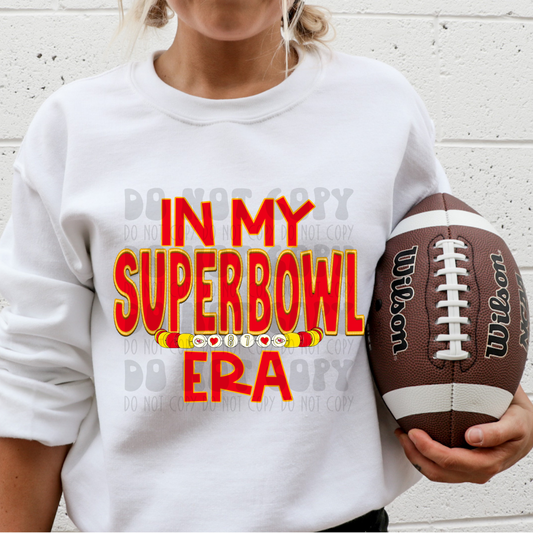 SUPERBOWL ERA ALL RED - DTF TRANSFER