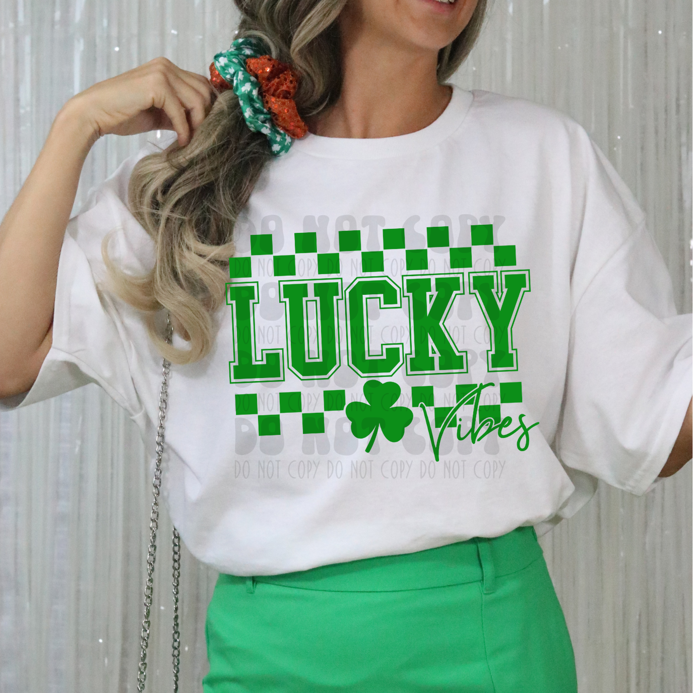 LUCKY VIBES GREEN - DTF TRANSFER