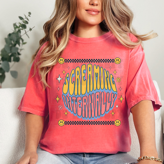 SCREAMING INTERNALLY - DTF TRANSFER