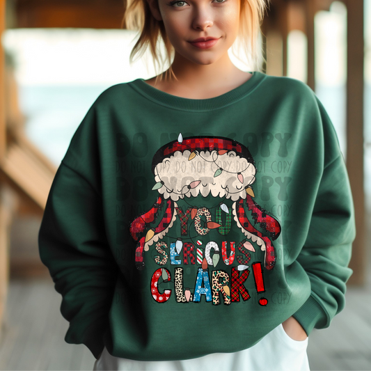 YOU SERIOUS CLARK PATTERNED - DTF TRANSFER