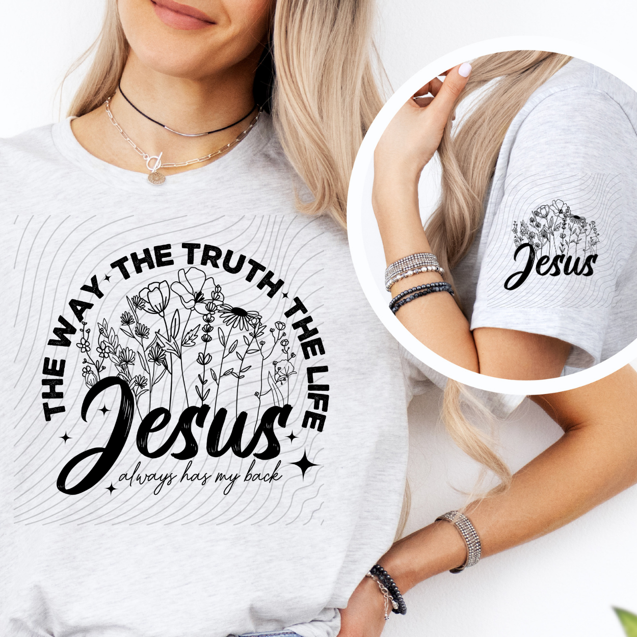 THE WAY THE TRUTH THE LIFE W/ POCKET - DTF TRANSFER