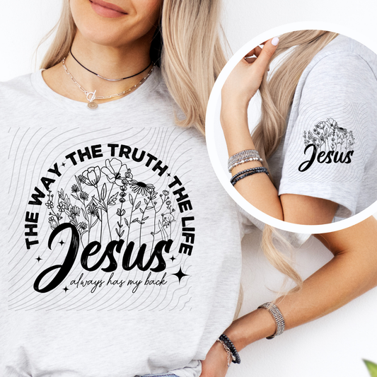 THE WAY THE TRUTH THE LIFE W/ POCKET - DTF TRANSFER