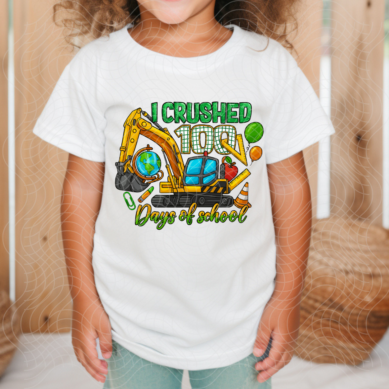 CRUSHED 100 DAYS - DTF TRANSFER